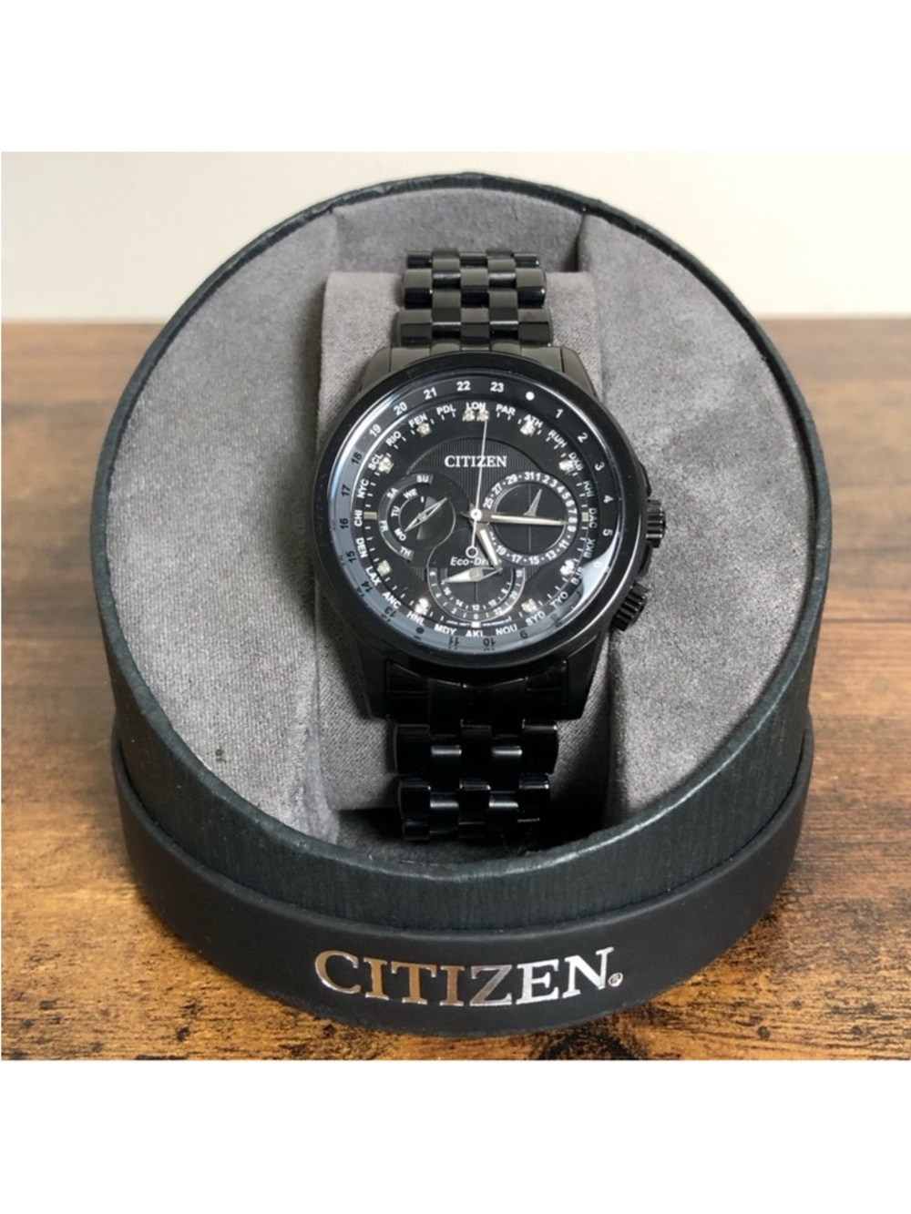 Citizen Black Multi-Function Eco-Drive Watch - Picture 2 of 4